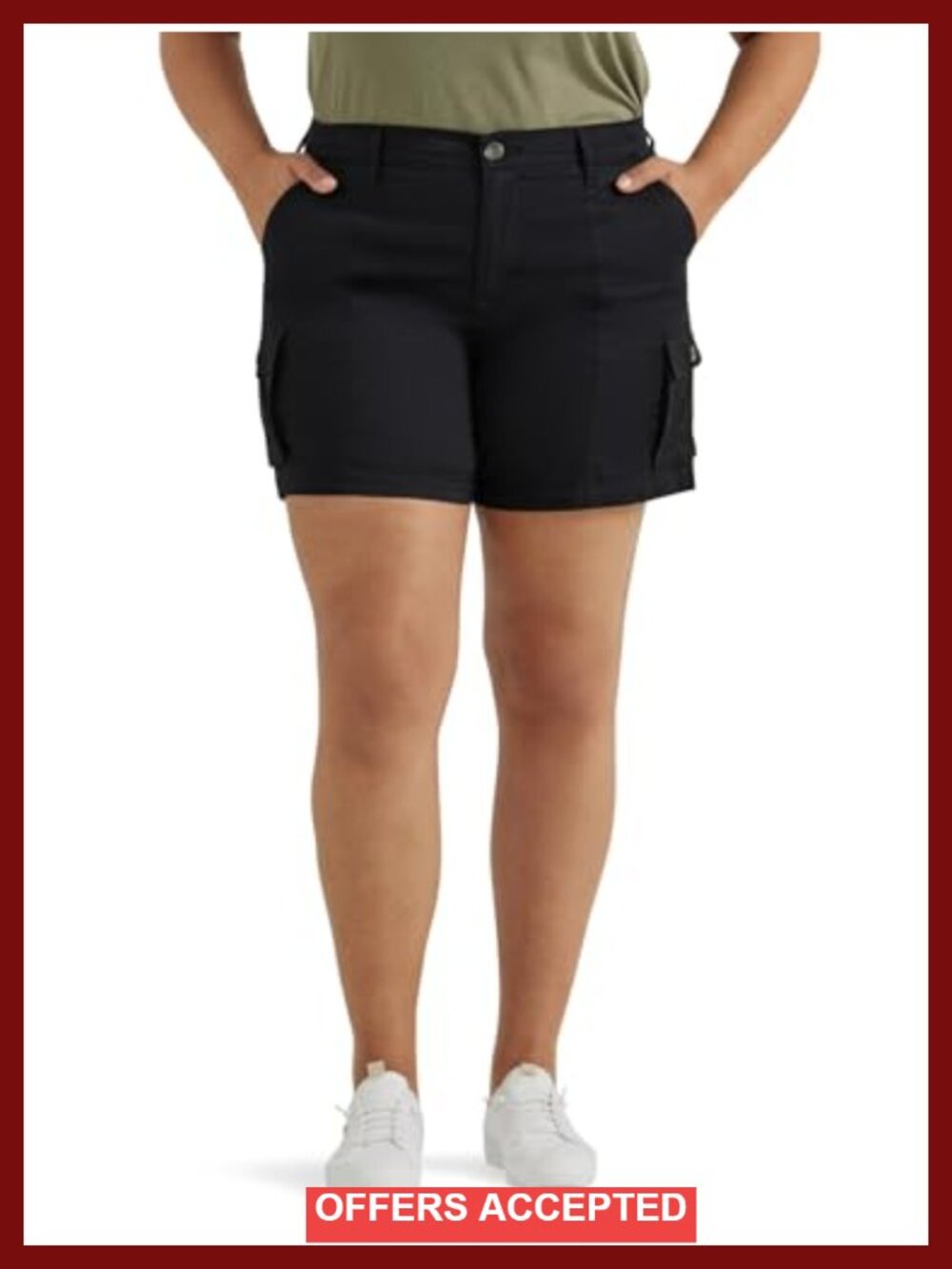 Relaxed Fit Cargo Shorts with Flex-To-Go Waistband